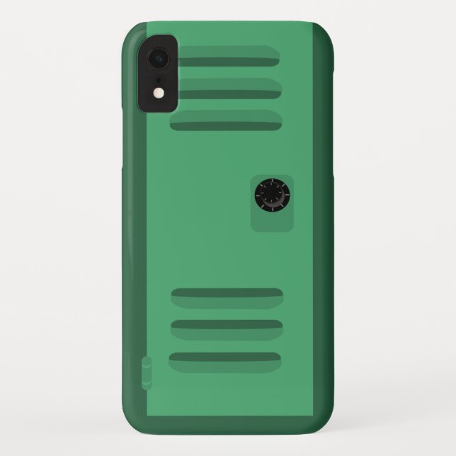 Capa Para iPhone, Case-Mate Cartografia Personalizada do Locker Verde Divertid (Verso)