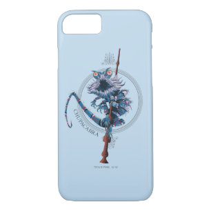 Capa iPhone 8/ 7 Cartoon Chupacabra & Elder Wand