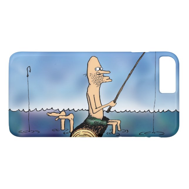Capa Para iPhone, Case-Mate Cartoon de Pesca de Dia Estranho (Verso (Horizontal))