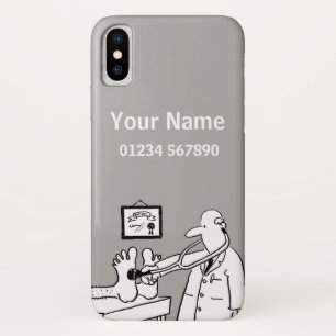 Capa Para iPhone X Cartoon de Tema Médico