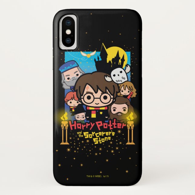 Capa Para iPhone, Case-Mate Cartoon Harry Potter e a Pedra Filosofal (Verso)
