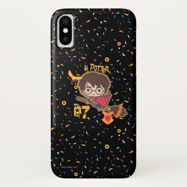 Capa Para iPhone, Case-Mate Cartoon Harry Potter Quidditch Seeker (Verso)