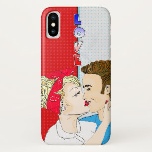 Capa Para iPhone Da Case-Mate Casal Retro Beijando Amor Nostálgico Vintage