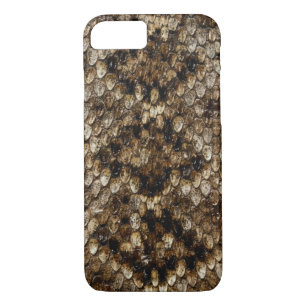 Capa iPhone 8/ 7 Cascavel Snakeskin do falso