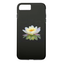 Caso ARA ARTIST iPhone 7 - LOTUS BRANCO EM PRETO