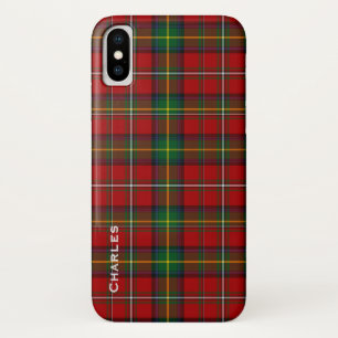 Capa Para iPhone Da Case-Mate Caso considerável do iPhone X da xadrez de Tartan