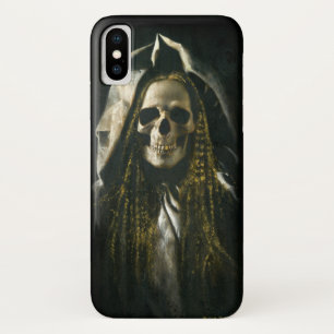 Capa Para iPhone Da Case-Mate Caso de esqueleto gótico do iPhone X do fantasma