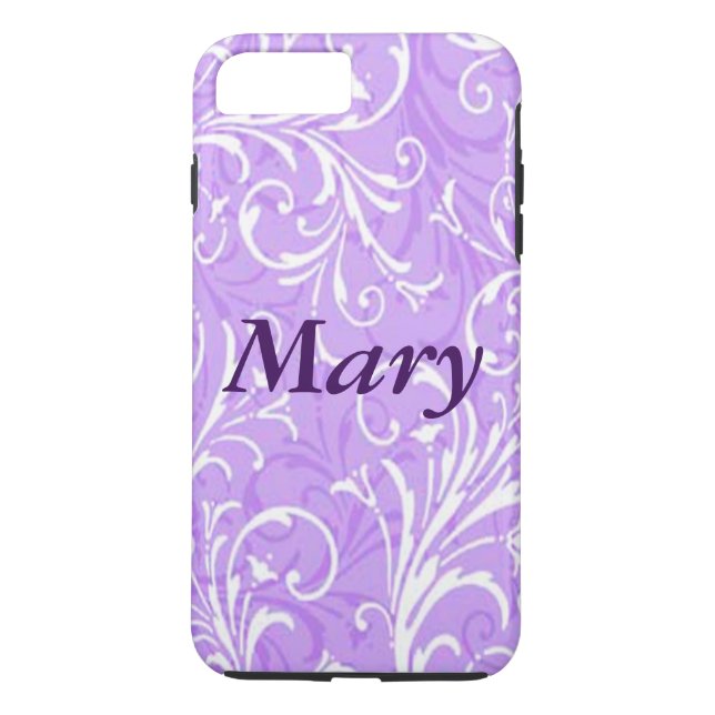 Capa Para iPhone, Case-Mate Caso de iPhone Ornamental Roxo Personalizado 7 (Verso)