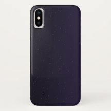 Caso de X do iPhone da Noite Minimalista - Sleek &