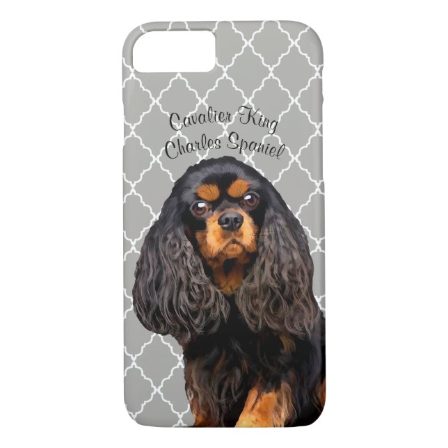 Capa Para iPhone, Case-Mate Caso descuidado do telemóvel do Spaniel de rei (Verso)