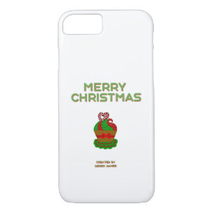 Capa iPhone 8/ 7 Caso do Apple iPhone 8/7 do Cupcake de Natal