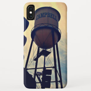 Capa Para iPhone XS Max Caso do iPad da torre de água de Campbell CA mal
