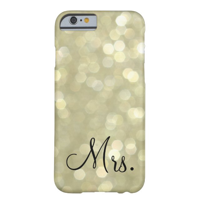 Capa Para iPhone, Case-Mate Caso do iPhone 6 da Sra. Ouro (Verso)