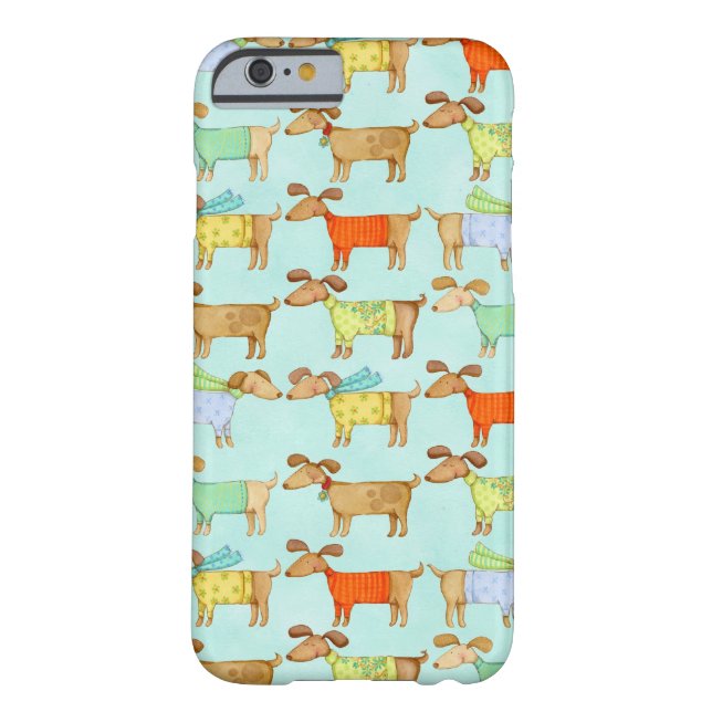 Capa Para iPhone, Case-Mate Caso do iPhone 6 do amante do cachorrinho (Verso)