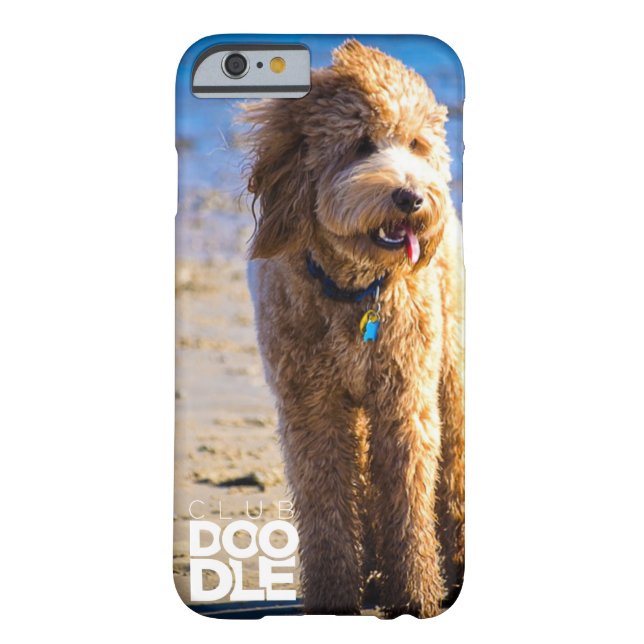 Capa Para iPhone, Case-Mate Caso do iPhone 6 do clubdoodle de Goldendoodle! (Verso)