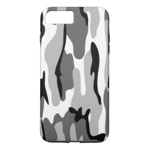 Capa Para iPhone Da Case-Mate Caso do iPhone 7 da camuflagem das cinzas e do