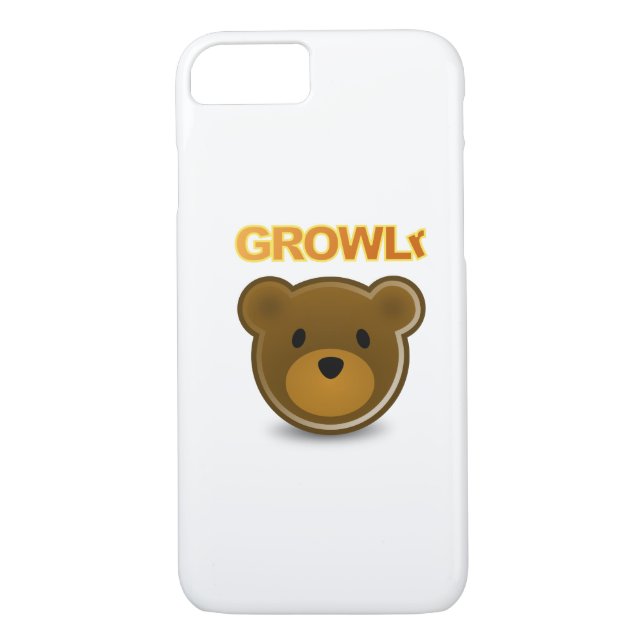 Capa Para iPhone, Case-Mate Caso do iPhone 7 de GROWLr (Verso)
