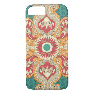 Capa iPhone 8/ 7 Caso do iPhone 7 de Paisley do vintage