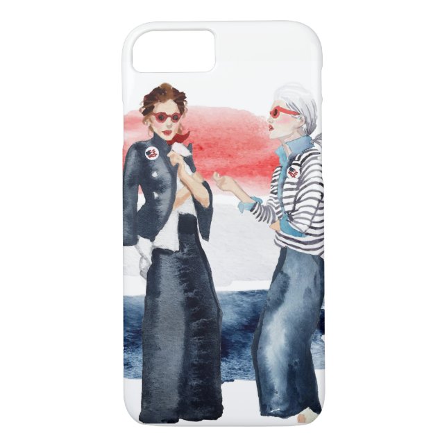 Capa Para iPhone, Case-Mate Caso do iPhone 7 do estúdio da clementina (Verso)