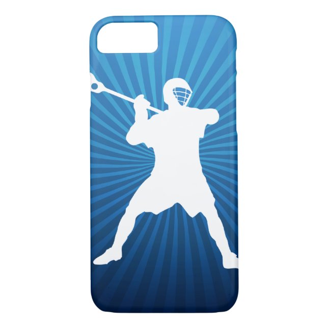 Capa Para iPhone, Case-Mate Caso do iPhone 7 do jogador do Lacrosse (Verso)