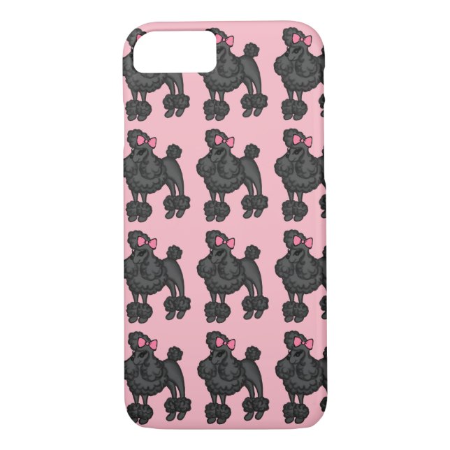 Capa Para iPhone, Case-Mate Caso do iPhone 7 em Poodles Francês (Verso)
