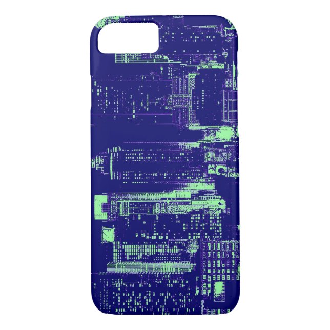 Capa Para iPhone, Case-Mate Caso do iPhone 7 Nova Iorque azul (Verso)