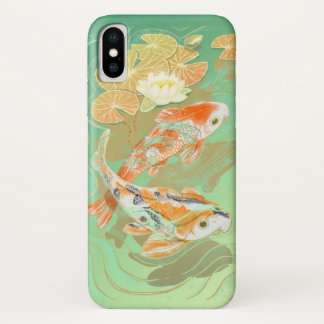 Capa Para iPhone Da Case-Mate Caso do iPhone X da lagoa do lírio de água dos