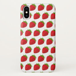 Capa Para iPhone X Caso do Strawberry Club