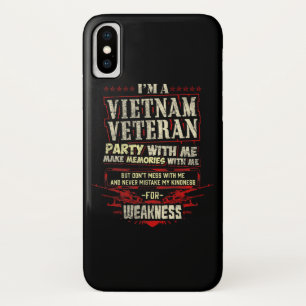 Capa Para iPhone Da Case-Mate Caso do telemóvel eu sou um veterano de Vietnam