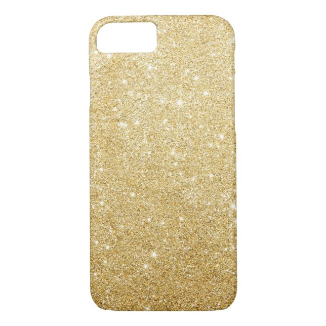Capa Para iPhone, Case-Mate Caso Dourado do iPhone 7 do brilho do falso (Verso)