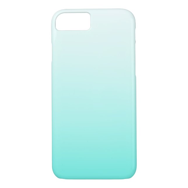 Capa Para iPhone, Case-Mate Caso feminino do iPhone 7 de Ombre da cerceta (Verso)