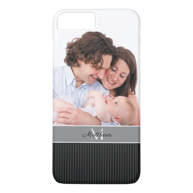 Capa Para iPhone, Case-Mate Caso: Foto do Monograma (Verso)