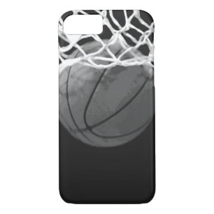 Capa Para iPhone Da Case-Mate Caso iPhone 7 de Basquete Preto e Branco