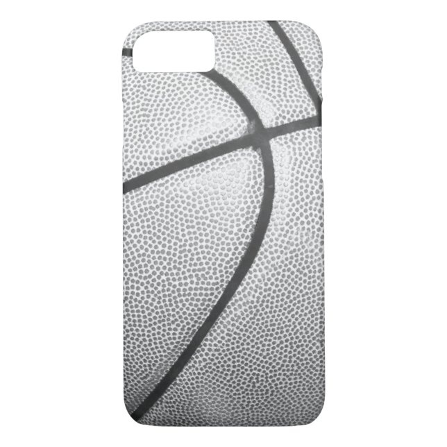 Capa Para iPhone, Case-Mate Caso iPhone 7 de Basquete Preto e Branco (Verso)