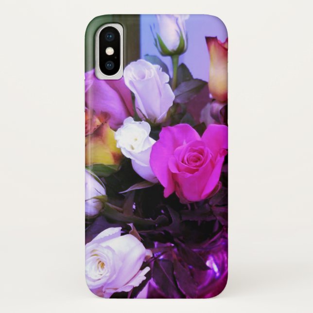 Capa Para iPhone, Case-Mate Caso iPhone X da Apple com Rosa roxo (Verso)