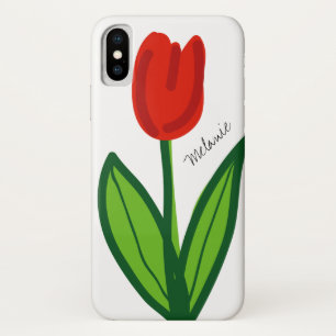 Capa Para iPhone Da Case-Mate Caso iPhone X personalizado de design de tulipa ve