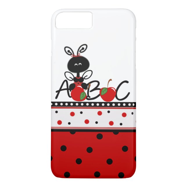Capa Para iPhone, Case-Mate Caso Ladybug e Bolinhas iPhone 7 Plus (Verso)