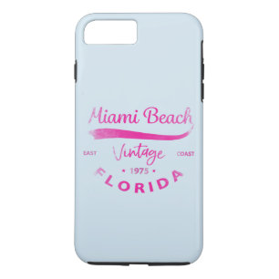 Capa iPhone 8 Plus/7 Plus Caso Legal do iPhone 7 em Miami Beach na Vintage