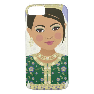 Capa Para iPhone Da Case-Mate Caso marroquino da noiva Matryoshka