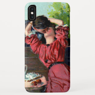 Capa Para iPhone XS Max Caso Max XS do Beijo Apple iPhone da Vintage Lover