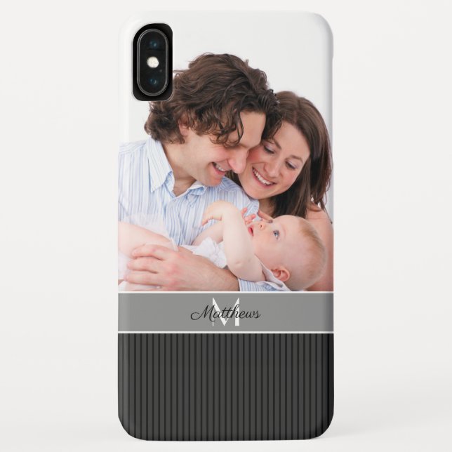 Capa Para iPhone, Case-Mate Caso: Monograma e Foto (Verso)
