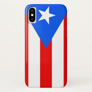 Capa Para iPhone X Caso patriótico de Iphone X com bandeira de Puerto