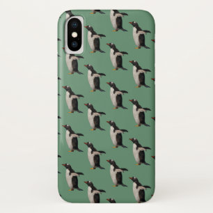 Capa Para iPhone Da Case-Mate Caso Penguin Frenzy iPhone X (Verde)