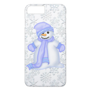 Capa Para iPhone Da Case-Mate Caso positivo do iPhone 7 dos snowflae do boneco