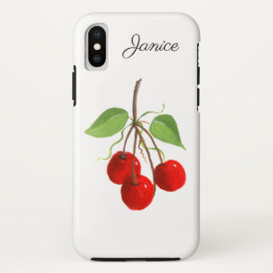 Capa Para iPhone Da Case-Mate Caso Red Cherry Bunch iPhone X