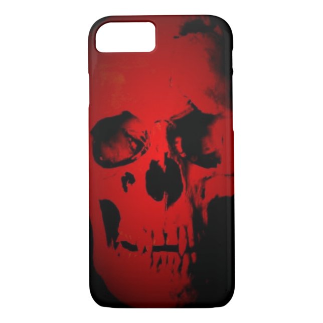 Capa Para iPhone, Case-Mate Caso Red Skull iPhone 7 (Verso)