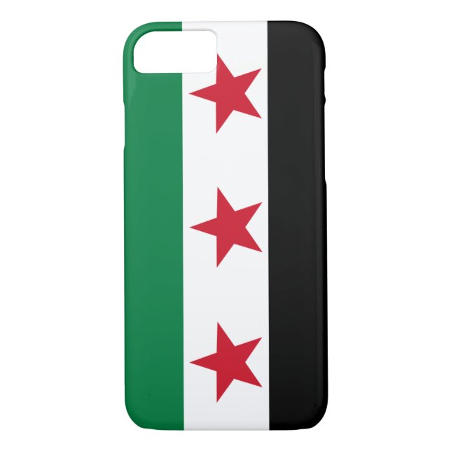 Capa Para iPhone, Case-Mate Caso sírio livre do iPhone 7 da bandeira da (Verso)