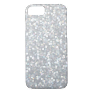 Capa iPhone 8/ 7 Caso Sparkly Silver iPhone 7