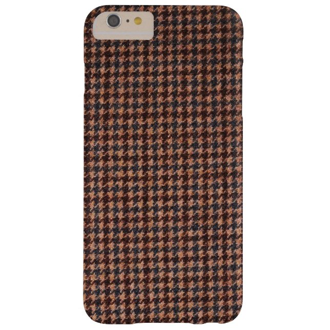 Capa Para iPhone, Case-Mate Caso: Tecido Marrom Xadrez (Verso)