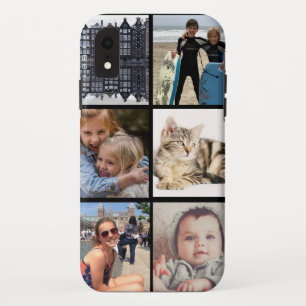Capa Para iPhone Da Case-Mate caso XR do iPhone com múltiplas colagens de fotos